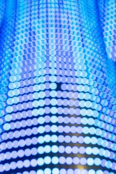 Blue tone tower of lights creating conceptual pattern background in Aucklan.. Stock Photos