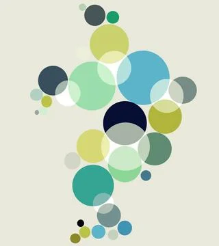 Blue tones bubbles background Fresh bubbles background. Vector available C... Stock Photos