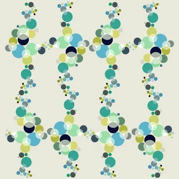 Blue tones bubbles pattern Fresh bubbling background. Vector available Cop... Foto stock