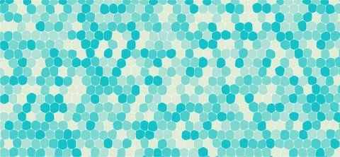 Blue tones hexagonal abstract background Stock Illustration
