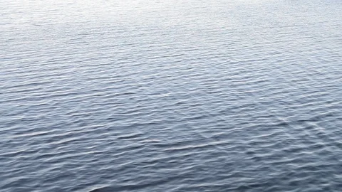 Blue Tones Water Waves Surface as Background Stock Footage 123425807