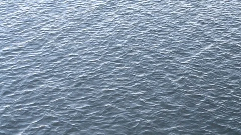 Blue Tones Water Waves Surface as Background Stock Footage 123425809