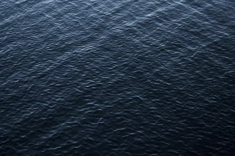 Blue Tones Water Waves Surface as Background Stock Photos