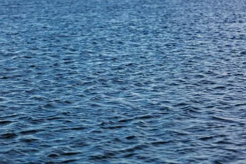 Blue Tones Water Waves Surface as Background 스톡 사진