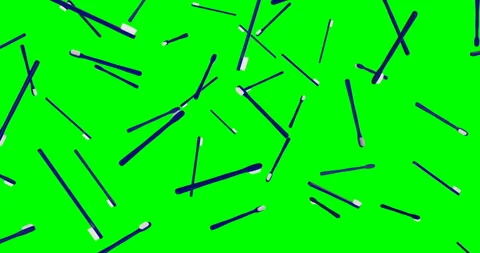 Blue Toothbrush falling slow motion - 3D animation Video stock 249785242