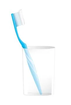 Blue toothbrush Stock Illustration