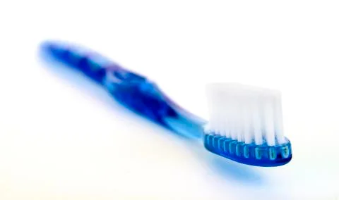 Blue toothbrush Stock Photos