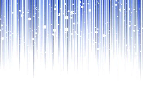 Blue top-to-bottom effect line with splashes of white spray イラスト素材