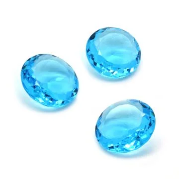 Blue topaz Stock Photos