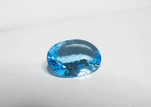 Blue topaz Stock Photos