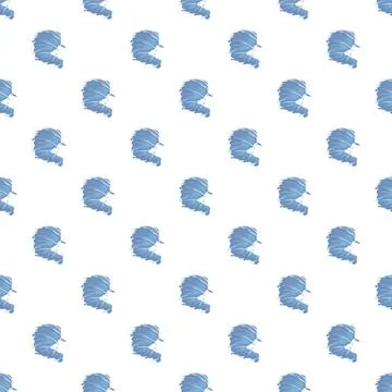 Blue tornado pattern abstract seamless repeating background design Stock Illustration