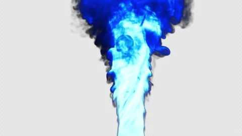 Blue tornado swirl loop effect Stock Footage 261802445