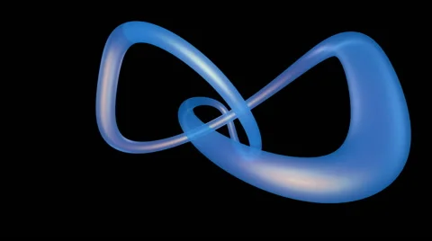 Blue torus baloon Video stock 55312239