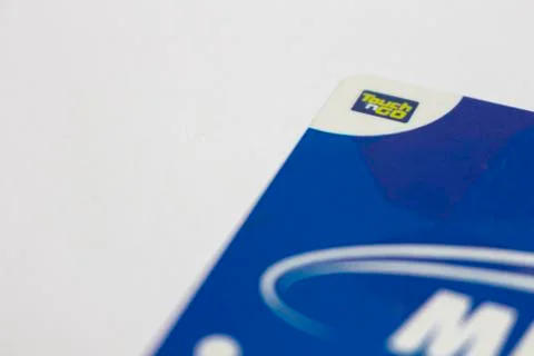 Blue Touch n Go (Touch and Go) card, cashless touch card payment system Stock Photos