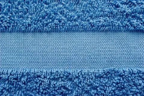 Blue towel as a background for your message Stock Photos