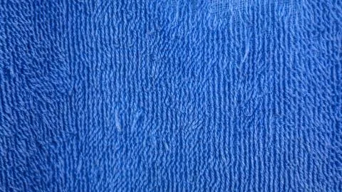 Blue towel texture for background Stock Photos