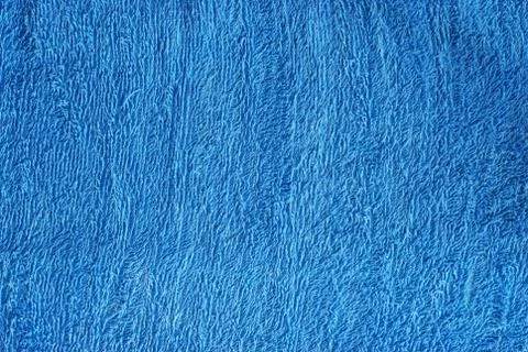 Blue towel texture Stock Photos