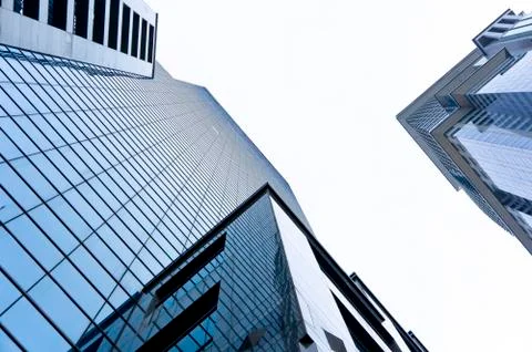 Blue towers Stock Photos