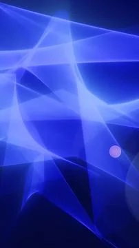 Blue translucent abstract shapes and flowing layers creating a calm futuristi Stock Illustration