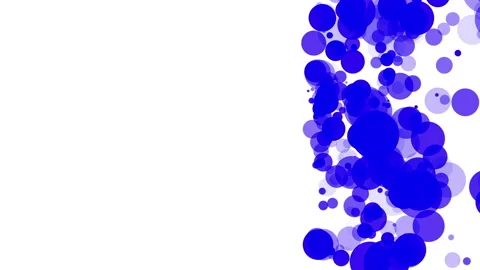 blue translucent particles slowly moving... | Stock Video | Pond5