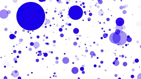 Blue translucent particles slowly moving on a white background. abstract animati Stock Footage 97215294