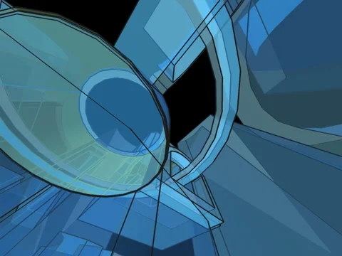 Blue Transparent 動画素材 1071556