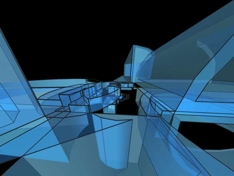 Blue Transparent 動画素材 1071558