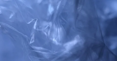 Blue Transparent sheet Macro shot Stock Footage 327346929