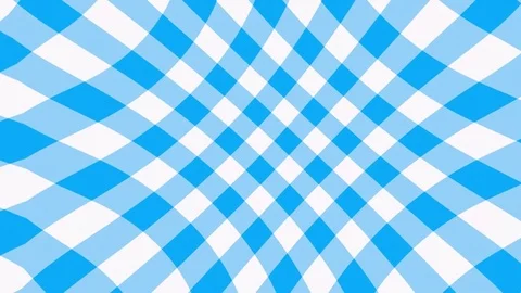 Blue Trellis Gingham pattern waving Video stock 71166849