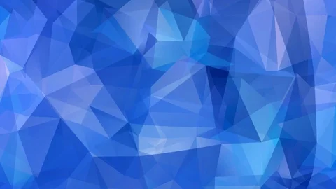 Blue triangle background looped animation Stock Footage
