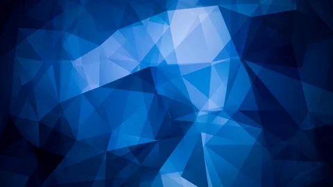 Blue triangle background looped animation Stock Footage 96680653