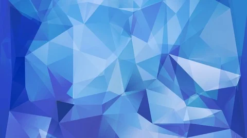 Blue triangle background looped animation Stock Footage 96680718