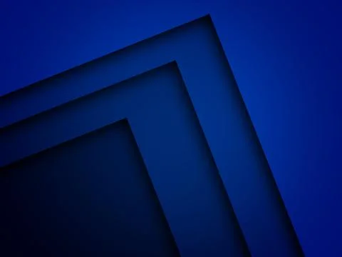 Blue triangle background with overlap paper layer gradient color Stock Illustration