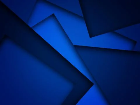 Blue triangle background with overlap paper layer gradient color Stock Illustration