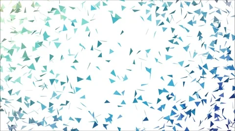 Blue triangle explosion. Stock Footage 46990192