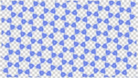 Blue Triangle Geometric Seamless Pattern on White Stock Illustration