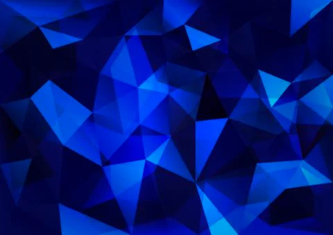 Blue triangle Illustrazione stock