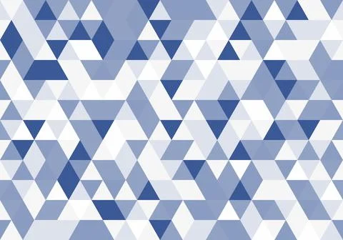 Blue Triangle repeat pattern design decoration. decorative vector 스톡 일러스트