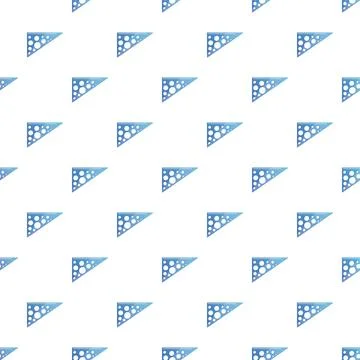 Blue triangle ruler repeating pattern background design Stock Illustration