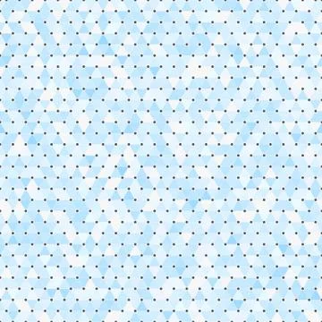 Blue triangle seamless mosaic background Stock Illustration