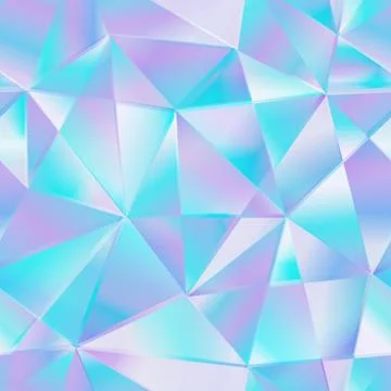 Blue triangle seamless pattern Stock Illustration