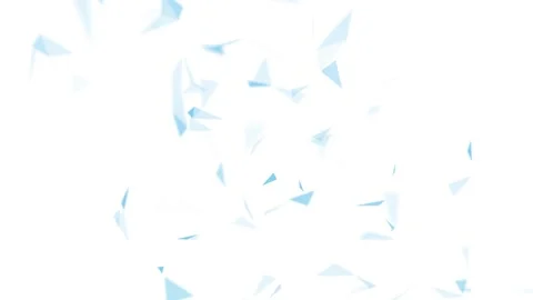 Blue triangle shapes digital tech looped background 動画素材 338304773