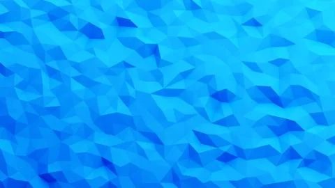 Blue triangle tiles flooring in digital computer technology concept, texture  Stock Illustration