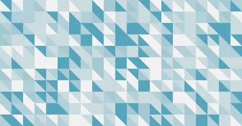 Blue triangle tiles flooring, seamless texture pattern background with random イラスト素材