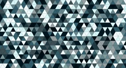 Blue triangle tiles texture, seamless pattern graphic background. illustratio Illustrazione stock