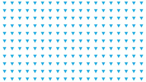 Blue triangles animation seamless pattern on white screen for corporate backdrop Stock Footage 338316212