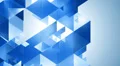 Blue Triangles Background Loop HD Footage