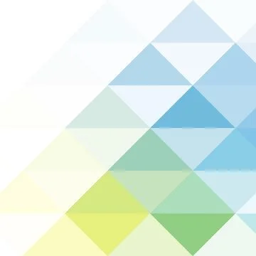 Blue Triangles on White Background Stock Illustration