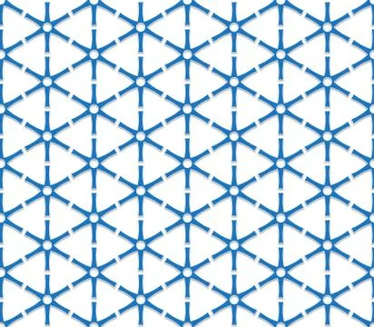 Blue triangular grid Stock Illustration