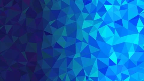 Blue triangular low poly, Mosaic pattern Background, Vector illustration grap Stock Illustration